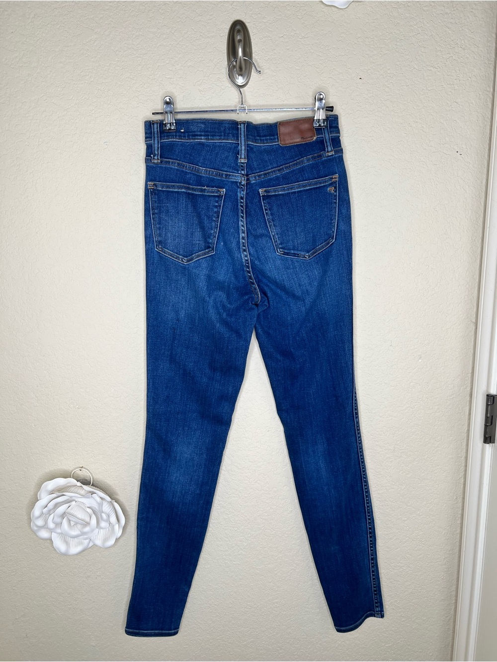 NTM: Madewell 10” High-Rise Skinny Jeans Danny Wash TENCEL Size 26 Tall - Picture 10 of 15
